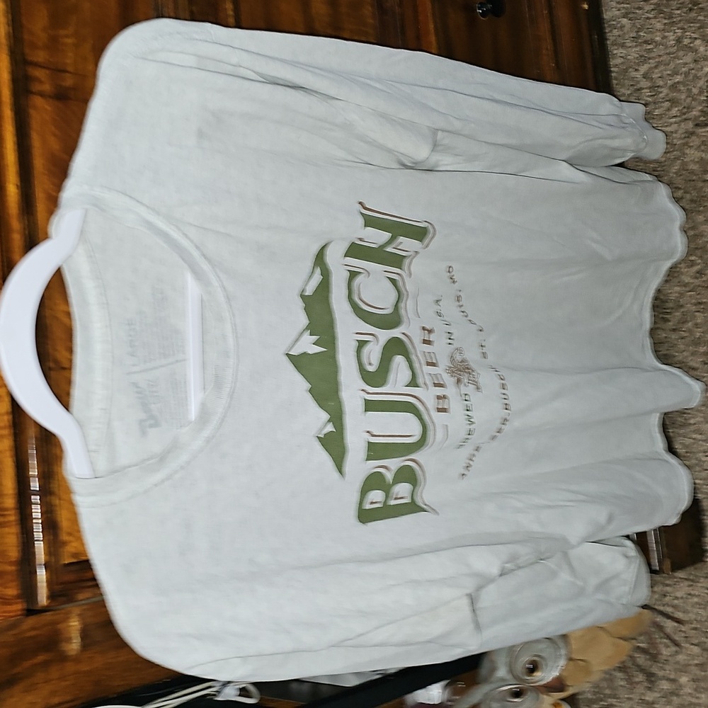 BREW CITY-Busch Light Long Sleeve Shirt Sz Large!!